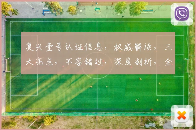 复兴壹号认证信息，权威解读，三大亮点，不容错过，深度剖析，全面了解